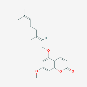 molecular formula C20H24O4 B191309 5-Geranyloxy-7-methoxycoumarin CAS No. 7380-39-4