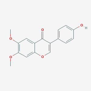 3-(4-Hydroxyphenyl)-6,7-dimethoxy-4H-chromen-4-one