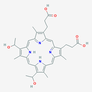 molecular formula C34H38N4O6 B191378 Hematoporphyrin CAS No. 14459-29-1