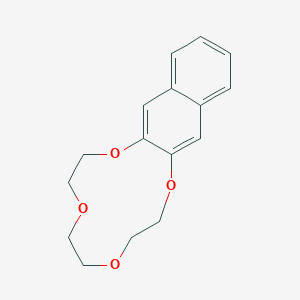 molecular formula C16H18O4 B019138 2,3-NAPHTHO-12-CROWN-4 CAS No. 104547-98-0