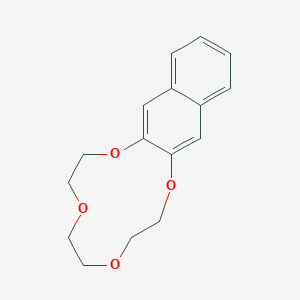 molecular formula C16H18O4 B019138 Naphtho-12-crown-4 CAS No. 104547-98-0