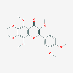molecular formula C22H24O9 B191392 3,3',4',5,6,7,8-Heptamethoxyflavone CAS No. 1178-24-1