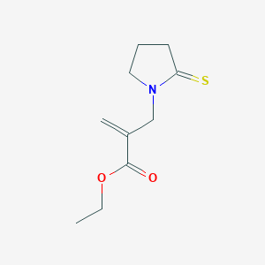 Ethyl 2-((2-thioxopyrrolidin-1-yl)methyl)acrylate