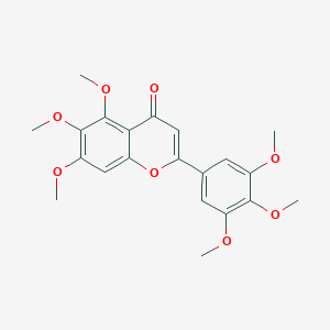 molecular formula C21H22O8 B191424 5,6,7,3',4',5'-六甲氧基黄酮 CAS No. 29043-07-0