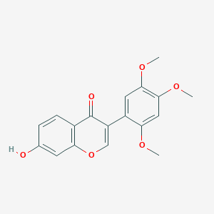 molecular formula C18H16O6 B191434 7-Hydroxy-2',4',5'-trimethoxyisoflavone CAS No. 29096-94-4