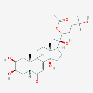 molecular formula C29H46O8 B191504 20-Hydroxyecdysone 22-acetate CAS No. 22799-02-6