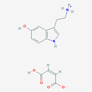 3-(2-Ammonioethyl)-5-hydroxy-1H-indolium maleate