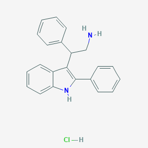 2-phenyl-2-(2-phenyl-1H-indol-3-yl)ethanamine hydrochloride