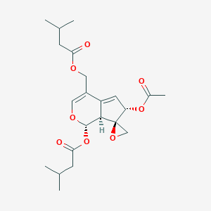 molecular formula C22H30O8 B191620 Isovaltrate CAS No. 31078-10-1