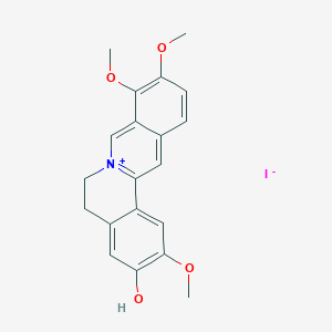 2,9,10-Trimethoxy-5,6-dihydroisoquinolino[2,1-b]isoquinolin-7-ium-3-ol;iodide