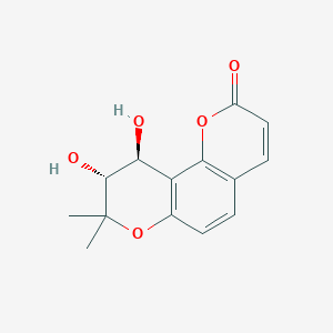 molecular formula C14H14O5 B191665 trans-Khellactone CAS No. 15575-68-5