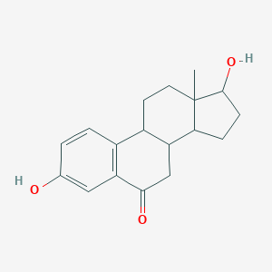 molecular formula C18H22O3 B191673 3,17-Dihydroxyestra-1,3,5(10)-trien-6-one CAS No. 571-92-6