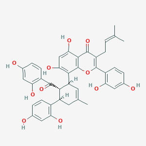 molecular formula C40H36O11 B191680 Albanin F CAS No. 75629-19-5