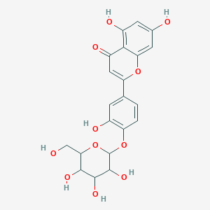 molecular formula C21H20O11 B191786 木犀草素-4'-葡萄糖苷 CAS No. 6920-38-3