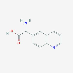 2-Amino-2-(quinolin-6-yl)acetic acid