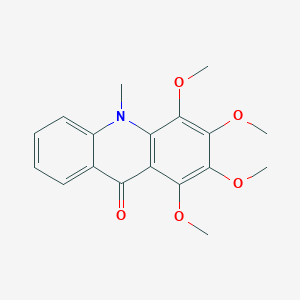 molecular formula C18H19NO5 B191808 Melicopicine CAS No. 517-73-7