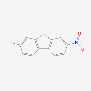 molecular formula C14H11NO2 B019182 9H-Fluorene, 2-methyl-7-nitro- CAS No. 108100-28-3