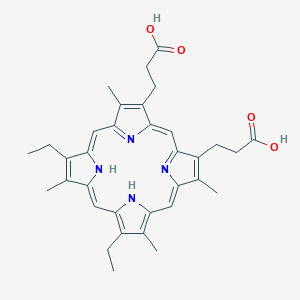 molecular formula C34H40Cl2N4O4 B191820 Mesoporphyrin IX dihydrochloride CAS No. 493-90-3