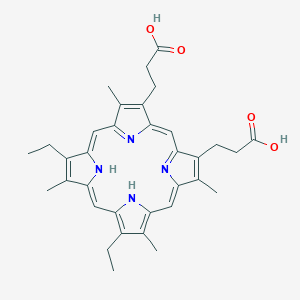 molecular formula C34H38N4O4 B191820 Mesoporphyrin IX CAS No. 493-90-3