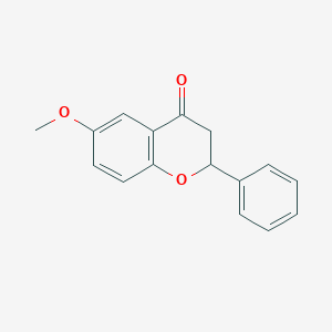 molecular formula C16H14O3 B191839 6-Methoxyflavanone CAS No. 3034-04-6