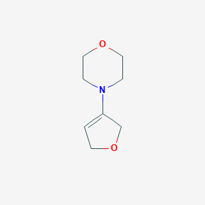 molecular formula C8H13NO2 B019185 4-(2,5-Dihydrofuran-3-yl)morpholine CAS No. 106183-62-4