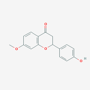 molecular formula C16H14O4 B191854 2-(4-hydroxyphenyl)-7-methoxychroman-4-one CAS No. 32274-71-8