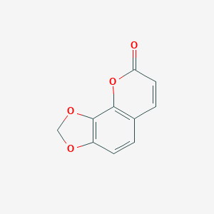 molecular formula C10H6O4 B191875 8H-1,3-Dioxolo[4,5-h][1]benzopyran-8-one CAS No. 4361-93-7