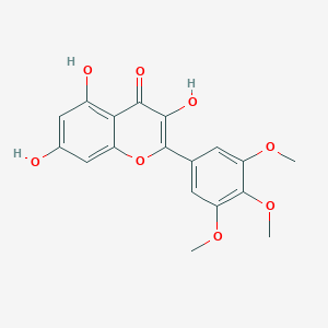 molecular formula C18H16O8 B191930 3,5,7-Trihydroxy-3',4',5'-Trimethoxyflavone CAS No. 146132-95-8