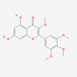 molecular formula C19H18O8 B191936 5,7-二羟基-3,3',4',5'-四甲氧基黄酮 CAS No. 14585-04-7