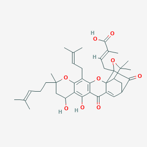 molecular formula C38H46O9 B191945 Neogambogic acid CAS No. 93772-31-7