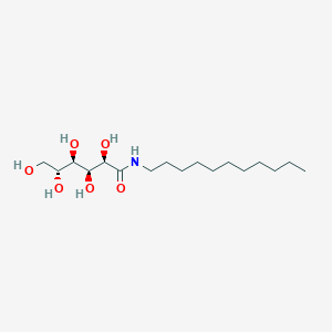 molecular formula C17H35NO6 B019197 N-n-Undecylgluconamide CAS No. 104883-69-4