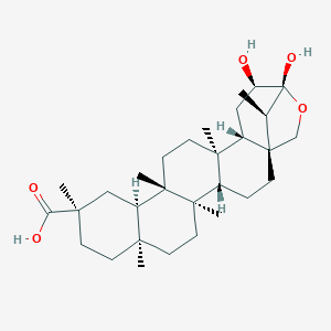 molecular formula C30H48O5 B192019 Orthosphenic Acid CAS No. 86632-20-4
