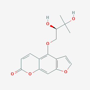 molecular formula C16H16O6 B192036 Oxypeucedanin Hydrate CAS No. 2643-85-8