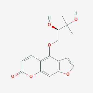molecular formula C16H16O6 B192036 氧 peucedanin 水合物 CAS No. 2643-85-8