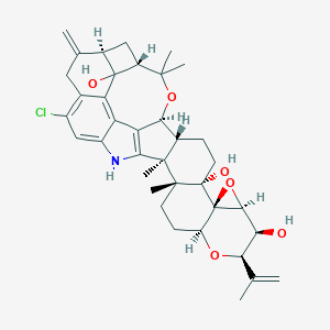 molecular formula C37H44ClNO6 B192058 Penitrem A CAS No. 12627-35-9