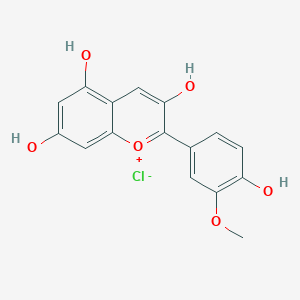 molecular formula C16H13O6Cl B192077 芍药苷氯化物 CAS No. 134-01-0