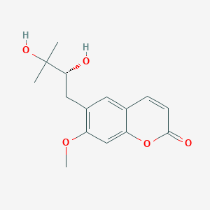 molecular formula C15H18O5 B192079 Peucedanol CAS No. 28095-18-3