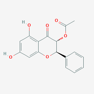 molecular formula C17H14O6 B192114 3-O-乙酰松脂酚 CAS No. 52117-69-8