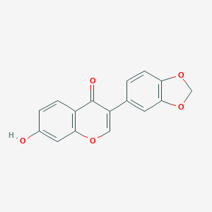 molecular formula C16H10O5 B192200 Pseudobaptigenin CAS No. 90-29-9