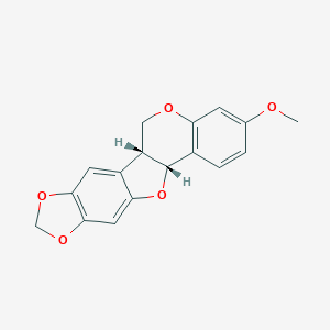 molecular formula C17H14O5 B192219 蝶豆素 CAS No. 524-97-0