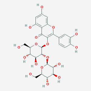 molecular formula C27H30O17 B192230 Baimaside (Standard) CAS No. 18609-17-1