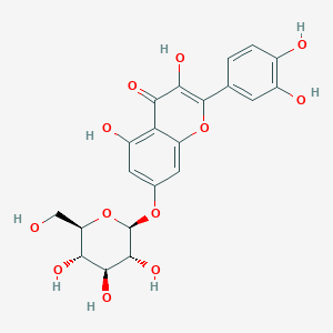 molecular formula C21H20O12 B192231 栎皮素 CAS No. 491-50-9