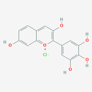 molecular formula C15H11ClO6 B192280 Robinetinidin chloride CAS No. 3020-09-5
