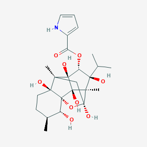 molecular formula C25H35NO9 B192298 Ryanodine CAS No. 15662-33-6