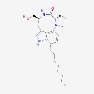 molecular formula C25H39N3O2 B019231 7-Octylindolactam V CAS No. 109346-66-9
