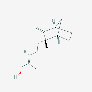 molecular formula C30H48O2 B192323 2-Methyl-5-((1S,2S,4R)-2-methyl-3-methylenebicyclo[2.2.1]heptan-2-yl)pent-2-en-1-ol CAS No. 11031-45-1
