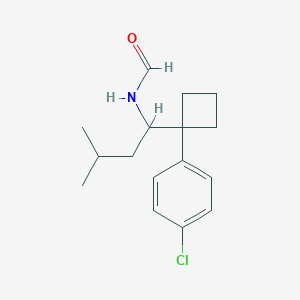 molecular formula C16H22ClNO B019234 N-Formyl N,N-Didesmethyl Sibutramine CAS No. 84467-85-6