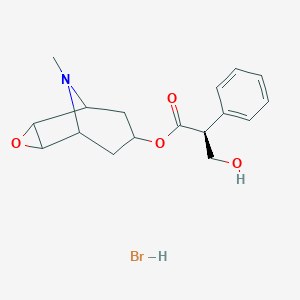 molecular formula C17H21NO4·HBr B192344 氢溴酸东莨菪碱 CAS No. 114-49-8