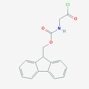 molecular formula C17H14ClNO3 B019236 Fmoc-Gly-Cl CAS No. 103321-49-9