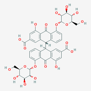 molecular formula C42H38O20 B192367 Sennoside A CAS No. 81-27-6